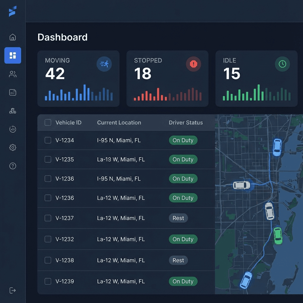 Suivi complet des véhicules
