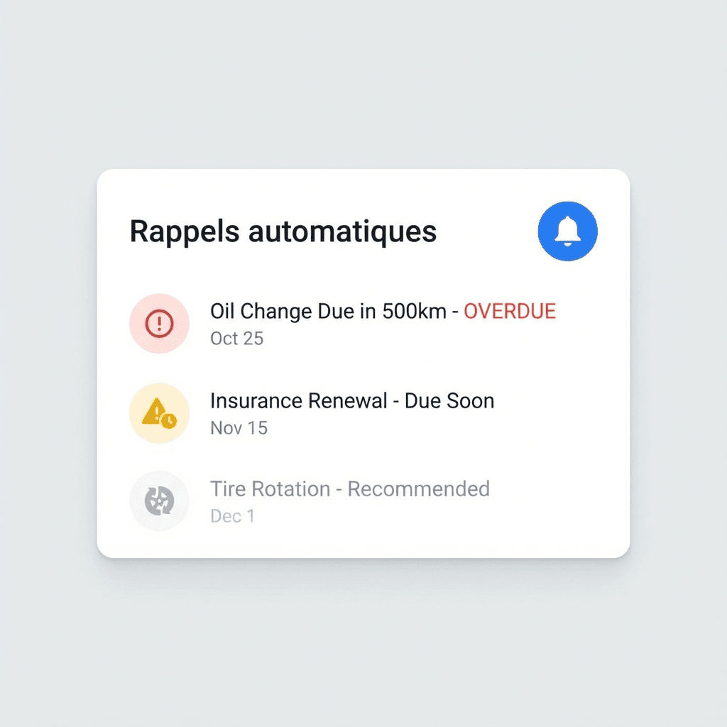 Rappels automatiques